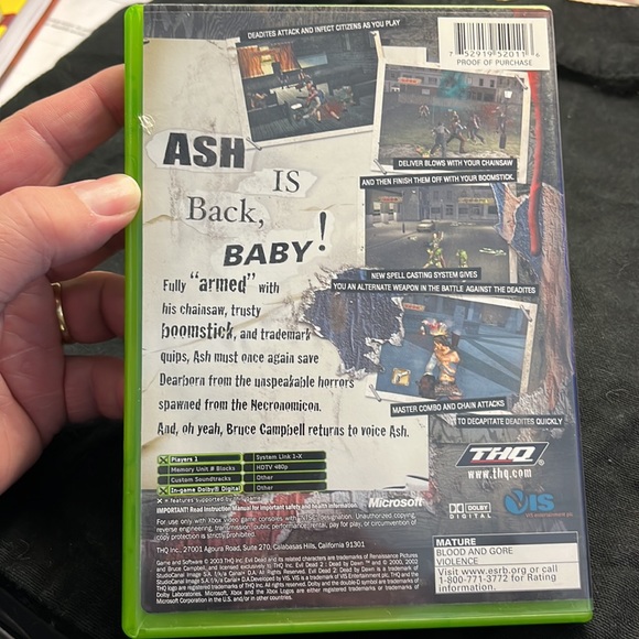 Evil Dead: A Fistful of Boomstick video game - XBox (2003) - Picture 2 of 9